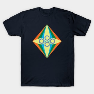 Abstract Diamond cutting wheels and diamonds T-Shirt